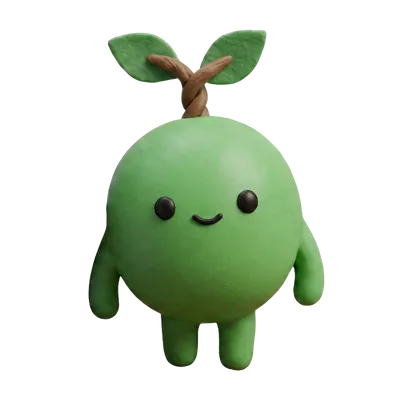 myShop sprout mascot