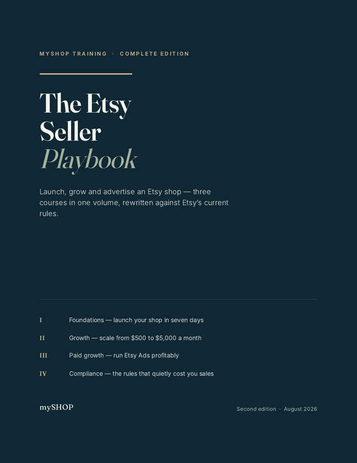 The Etsy Seller Playbook — 94-page guide